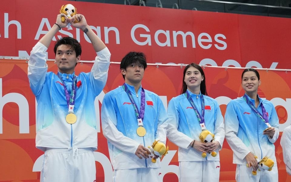 亚运奖牌榜：中国单日狂揽16金碾压日韩 累计48金20银10铜领跑