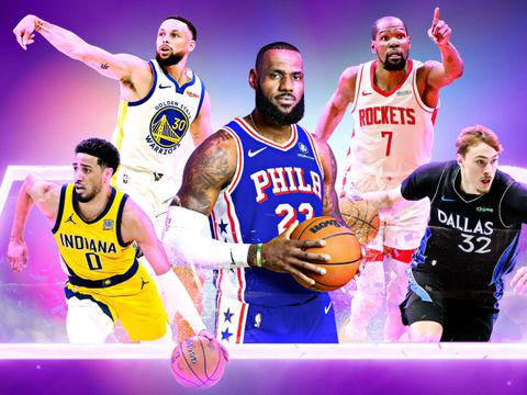 ESPN百大球星第50-11位：詹杜库均跌出前10 哈登掉至第32