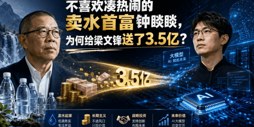 不喜欢凑热闹的钟睒睒 为何给梁文锋送了3.5亿？