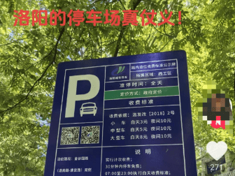 洛阳已实行"新能源车停车费减半"7年 当地：暂不取消